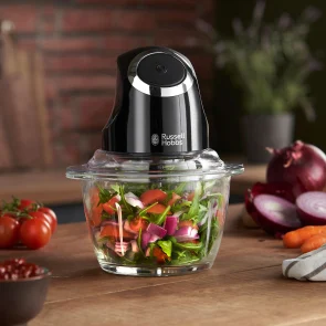 Измельчитель Russell Hobbs Matte Black, 200Вт, чаша-500мл, стекло, корпус-пластик, черный №3