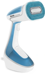 Відпарювач Tefal компактний Pure Tex 4в1 , 1700Вт, 200мл, постійна пара - 30гр, керам. підошва, біло-блакитний №2