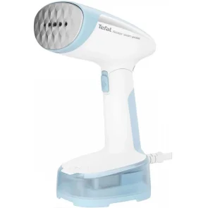 Відпарювач Tefal компактний Access Steam Pocket, 1300Вт, постійна пара - 20гр, біло-блакитний №2