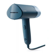 Отпариватель Philips компактный 3000 Series, 1000Вт, 100мл, постоянная пара - 20гр, складная ручка, синий