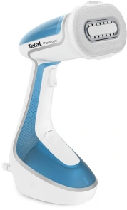 Відпарювач Tefal компактний Pure Tex 4в1 , 1700Вт, 200мл, постійна пара - 30гр, керам. підошва, біло-блакитний №4