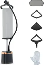 Отпариватель Tefal вертикальный Pro Style Care, 2000Вт, 1300мл, постоянная пара - 42гр, черно-золотой