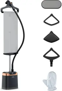 Відпарювач Tefal вертикальний Pro Style Care, 2000Вт, 1300мл, постійна пара - 42гр, чорно-золотий №1