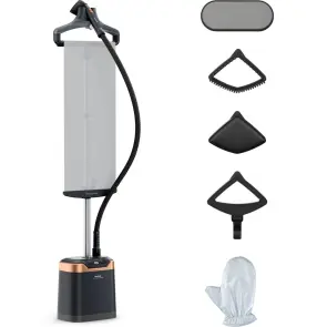 Відпарювач Tefal вертикальний Pro Style Care, 2000Вт, 1300мл, постійна пара - 42гр, чорно-золотий №2