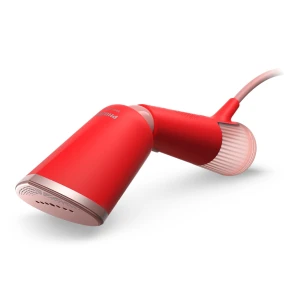Відпарювач Philips компактний Series 5000, 1400Вт, 120мл, паровий удар -24гр, складана ручка, чохол-рукавичка, пластик, червоний №3