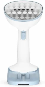 Відпарювач Tefal компактний Access Steam Pocket, 1300Вт, постійна пара - 20гр, біло-блакитний №6
