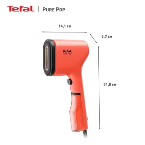 Відпарювач Tefal компактний Pure Pop, 1300Вт, 70мл, постійна пара - 20гр, червоний №7