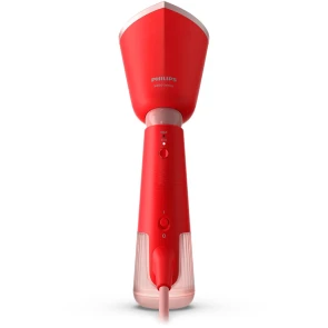 Відпарювач Philips компактний Series 5000, 1400Вт, 120мл, паровий удар -24гр, складана ручка, чохол-рукавичка, пластик, червоний №4