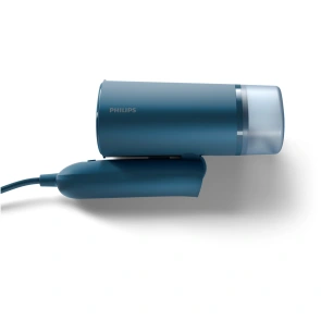 Отпариватель Philips компактный 3000 Series, 1000Вт, 100мл, постоянная пара - 20гр, складная ручка, синий №7