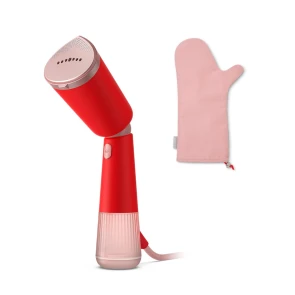 Відпарювач Philips компактний Series 5000, 1400Вт, 120мл, паровий удар -24гр, складана ручка, чохол-рукавичка, пластик, червоний №6