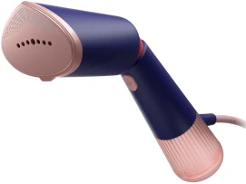 Отпариватель Philips компактный Series 5000, 1400Вт, 120мл, паровой удар -24гр, складная ручка, чехол-перчатка, коврик, пластик, синий