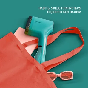 Відпарювач Tefal компактний Pure Pop, 1300Вт, 70мл, постійна пара - 20гр, зелений №10