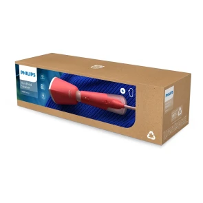 Відпарювач Philips компактний Series 5000, 1400Вт, 120мл, паровий удар -24гр, складана ручка, чохол-рукавичка, пластик, червоний №8