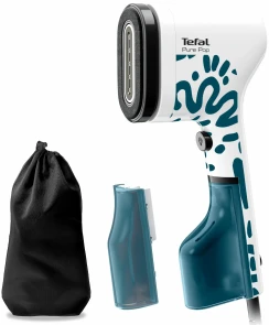 Відпарювач Tefal компактний Pure Pop Home & Travel, 1300Вт, 70мл, постійна пара - 20гр, біло-синій №1