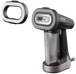 Відпарювач Tefal компактний Pure Force 3в1, 1800Вт, 180мл, постійна пара - 35гр, керам. підошва, чорно-рожевий №1