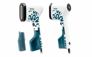 Відпарювач Tefal компактний Pure Pop Home & Travel, 1300Вт, 70мл, постійна пара - 20гр, біло-синій №3