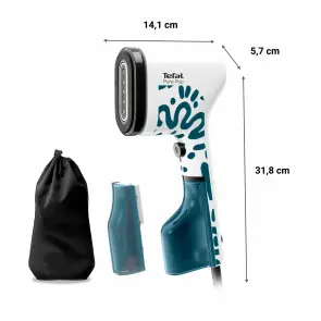 Відпарювач Tefal компактний Pure Pop Home & Travel, 1300Вт, 70мл, постійна пара - 20гр, біло-синій №5