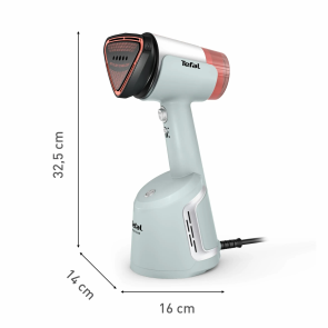 Отпариватель Tefal компактный AeroSteam, 1400Вт, 100мл, постоянная пара – 20гр, светло-зеленый №5