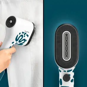 Відпарювач Tefal компактний Pure Pop Home & Travel, 1300Вт, 70мл, постійна пара - 20гр, біло-синій №7