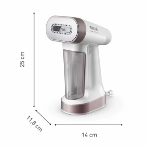 Відпарювач Tefal компактний Pure Force 2в1, 1800Вт, 180мл, постійна пара - 35гр, керам. підошва, білий №4