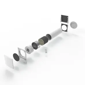 Рекуператор Ventoxx Harmony 0,5м пульт дистанційного керування LED-індикація пластикова решітка №5
