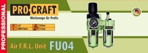 Блок подготовки воздуха 1/4" Procraft FU04 №2