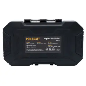 Набір свердл та біт Procraft DBS18 №6