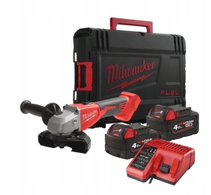 Угловая шлифмашина аккумуляторная MILWAUKEE, M18 BLSAG125X-402X, диаметр 125 мм (+ заряд.устройство, 2 акум., HD кейс) №3