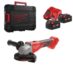 Угловая шлифмашина аккумуляторная MILWAUKEE, M18 BLSAG125X-402X, диаметр 125 мм (+ заряд.устройство, 2 акум., HD кейс) №4