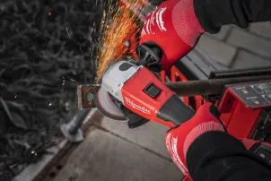 Угловая шлифмашина аккумуляторная MILWAUKEE, M18 BLSAG125X-402X, диаметр 125 мм (+ заряд.устройство, 2 акум., HD кейс) №12