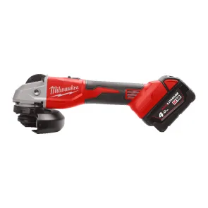 Угловая шлифмашина аккумуляторная MILWAUKEE, M18 BLSAG125X-402X, диаметр 125 мм (+ заряд.устройство, 2 акум., HD кейс) №15