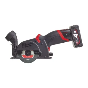 Субкомпактная отрезная многофункциональная машина MILWAUKEE M12 FCOT-422X FUEL 4933464619 (+ заряд.устройство, 2 акум., HD кейс) №4
