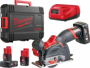 Субкомпактная отрезная многофункциональная машина MILWAUKEE M12 FCOT-422X FUEL 4933464619 (+ заряд.устройство, 2 акум., HD кейс) №30