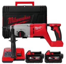 Перфоратор аккумуляторный бесщеточный SDS PLUS Milwaukee M18 BLHACD26-402X (+ зарядное устройство, 2 акум., HD кейс)
