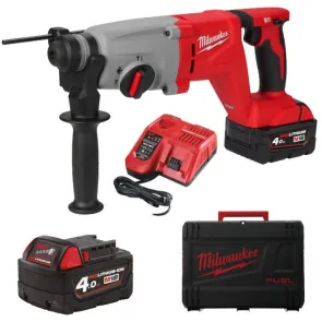 Перфоратор аккумуляторный бесщеточный SDS PLUS Milwaukee M18 BLHACD26-402X (+ зарядное устройство, 2 акум., HD кейс) №2