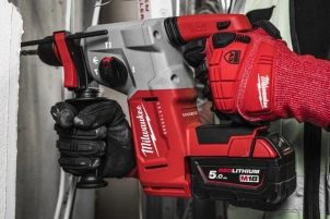 Перфоратор акумуляторний безщітковий SDS PLUS удар 2.3 Дж M18 BLHX-0X FIXTEC MILWAUKEE (HD кейс) №17