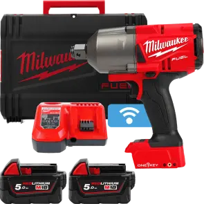 Гайкокрут высокомоментный MILWAUKEE 3/4 дюйма(2034Нм) M18 FUEL ONEFHIWF34-502X ONE-KEY (+ заряд.прис, 2 акум.X 5Ач, HD Кейс) №2