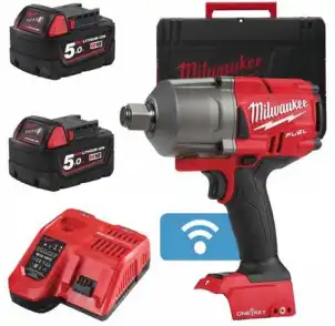 Гайкокрут высокомоментный MILWAUKEE 3/4 дюйма(2034Нм) M18 FUEL ONEFHIWF34-502X ONE-KEY (+ заряд.прис, 2 акум.X 5Ач, HD Кейс) №3