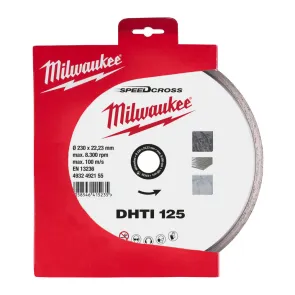 Диск алмазний SPEEDCROSS DHTI 125 мм для керамічної плитки (чистий різ) MILWAUKEE №2