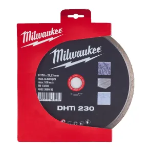 Диск алмазный для керамической плитки MILWAUKEE DHTI 230, 230мм №2