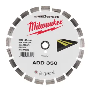 Алмазный диск ADD 350 для асфальта MILWAUKEE №3