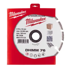 Диск алмазний MILWAUKEE DHMM 76, діаметр 76 мм для M12 FCOT №1