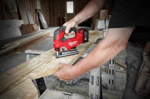 Лобзик аккумуляторный MILWAUKEE, M18 FJS-0X (+ холст, адаптер, кожух, насадка, накладка подошвы, HD №6