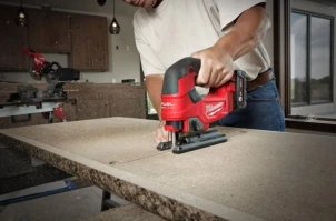 Лобзик аккумуляторный MILWAUKEE, M18 FJS-0X (+ холст, адаптер, кожух, насадка, накладка подошвы, HD №7