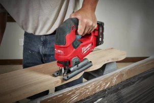 Лобзик аккумуляторный MILWAUKEE, M18 FJS-0X (+ холст, адаптер, кожух, насадка, накладка подошвы, HD №9
