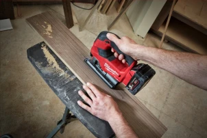 Лобзик аккумуляторный MILWAUKEE, M18 FJS-0X (+ холст, адаптер, кожух, насадка, накладка подошвы, HD №14