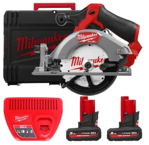Пила дисковая аккумуляторная бесщеточная M12 FCS442-502X GEN2 MILWAUKEE (+ заряд.устройство, 2 акум., HD кейс) №1