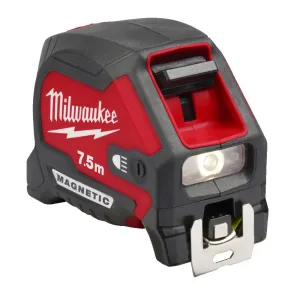 Рулетка MILWAUKEE с подсветкой 7.5 метров LED магнитная №1