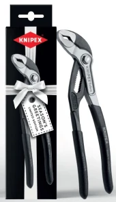 Высокотехнологичные сантехнические клещи Cobra 87 99 180 S02 (Черная упаковка) №2
