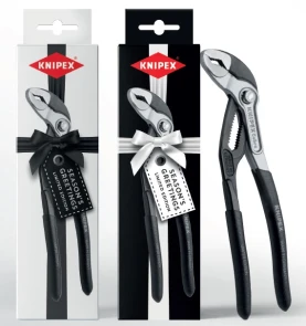 Высокотехнологичные сантехнические клещи Cobra 87 99 180 S02 (Черная упаковка) №3